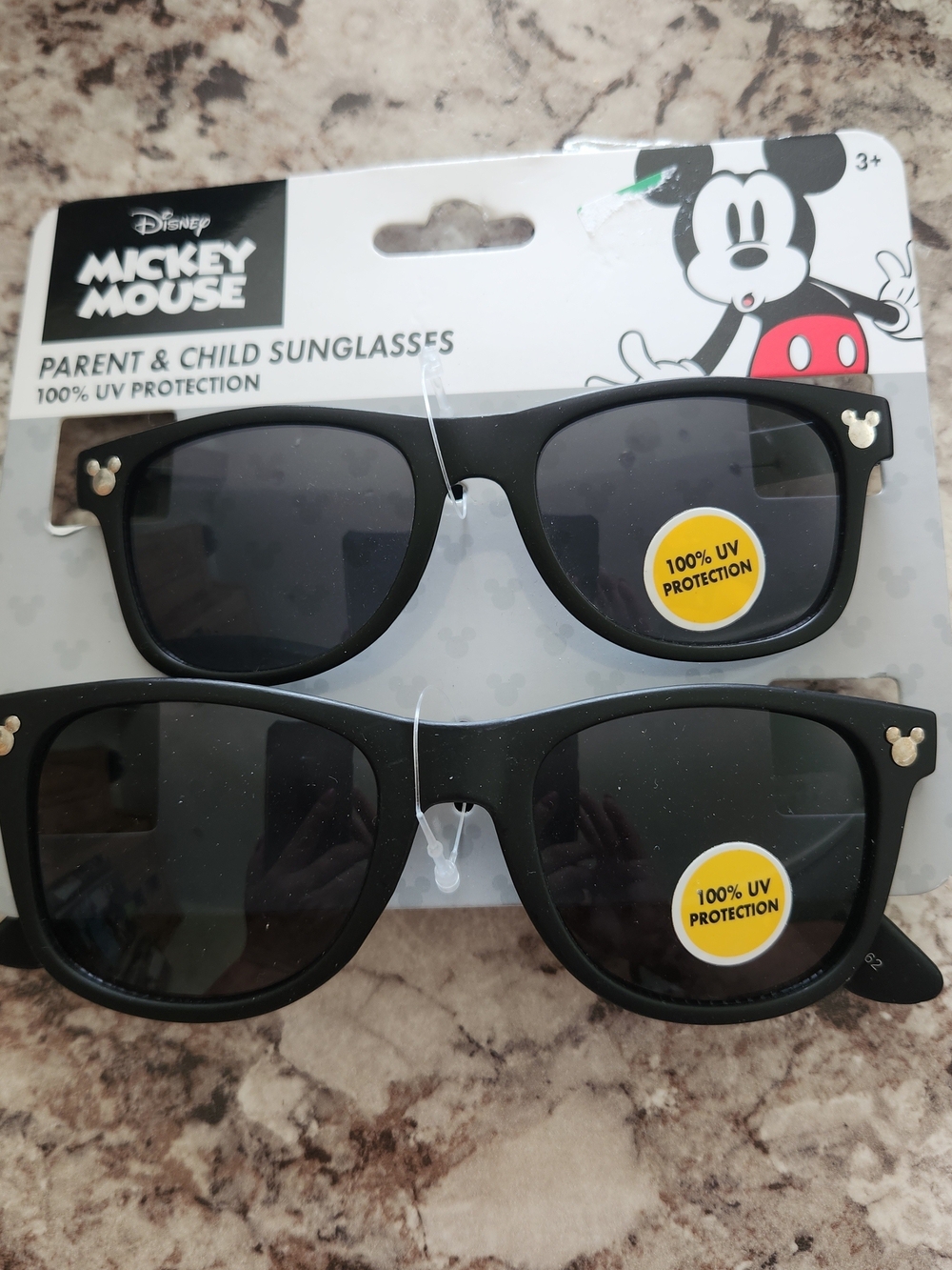 Disney Black Mickey Mouse Sunglasses Set - Parent & Child